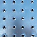 Настил перфорированный оцинкованный для строительных лесов 0,3х2,0 м фото 3