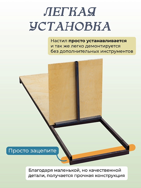 Настил с люком вышки-туры Промышленник ВСП-250/2,0 фото 5