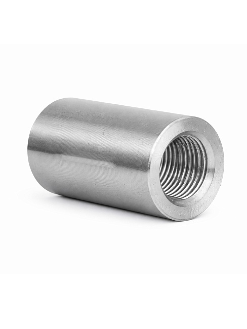 Муфта с цилиндрической резьбой для стыковки арматуры 18 мм фото 2