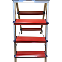 Двухсторонняя алюминиевая комбинированная стремянка  TeaM 4x4 фото 2