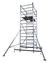 Алюминиевая вышка-тура ВТ10, Н=6м Купить Алюминиевая вышка-тура ВТ10, Н=6м