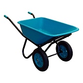 Тачка TeaM 2-х колесная 120 литров (литое колесо) Купить Тачка TeaM 2-х колесная 120 литров (литое колесо)